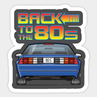 Back to the 80's Sticker